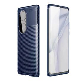 Gpack Huawei P50 Pro Negro Karbon Görünüm Korumalı Silikon Lux Kılıf