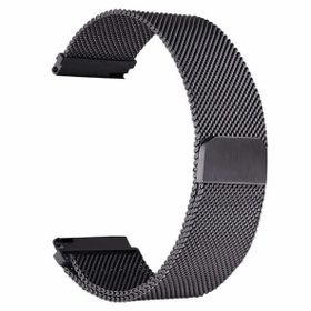 Gpack Huawei Watch 3 Active Hasır Metal Örgülü Ayarlanabilir Siyah Kordon