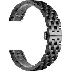 Gpack Huawei Watch 3 Active Metal Örgü Görünüm KRD 20 Siyah Kordon
