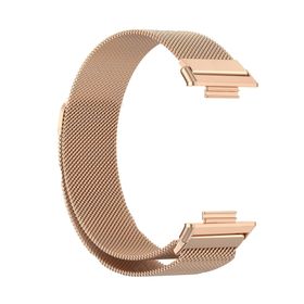 Gpack Huawei Watch Fit 2 Active Bronz Hasır Metal Örgülü Ayarlanabilir Kordon