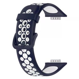 Gpack Huawei Watch Fit 2 Active HS 19 Lacivert Delikli Silikon Birebir Kordon