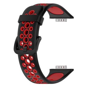 Gpack Huawei Watch Fit 2 Delikli Silikon Birebir HS 19 Bordo Kordon