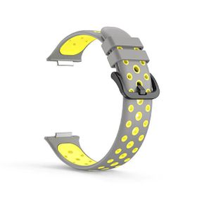 Gpack Huawei Watch Fit 2 Delikli Silikon Birebir HS 19 Gri Kordon