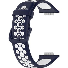 Gpack Huawei Watch Fit 2 Delikli Silikon Birebir HS 19 Lacivert Kordon