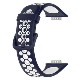 Gpack Huawei Watch Fit 2 Delikli Silikon Birebir HS 19 Lacivert Kordon
