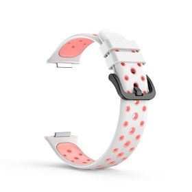 Gpack Huawei Watch Fit 2 Delikli Silikon Birebir HS 19 Pembe Kordon