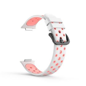 Gpack Huawei Watch Fit 2 Delikli Silikon Birebir HS 19 Pembe Kordon
