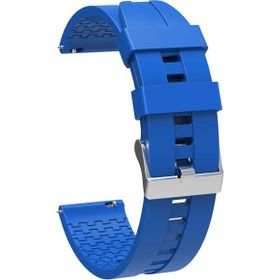 Gpack Huawei Watch GT 2 42 mm Silikon Kancalı KRD 23 Mavi Kordon