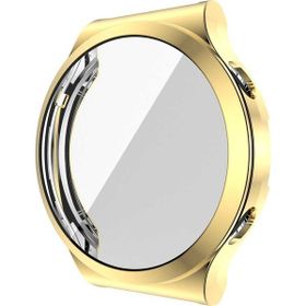 Gpack Huawei Watch GT 2 Pro Önü Kapalı Renkli Silikon Bronz Kordon