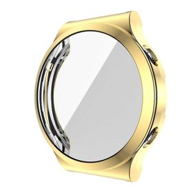Gpack Huawei Watch GT 2 Pro Önü Kapalı Renkli Silikon Bronz Kordon
