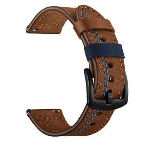 Gpack Huawei Watch Gt 3 Active 46 mm Nubuk Deri Görünüm Dikişli Krd 19 Kahverengi Kordon