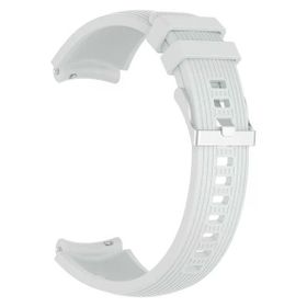 Gpack Huawei Watch Gt 3 Active 46 mm Silikon Kancalı Ayarlanabilir Krd 18 Beyaz Kordon