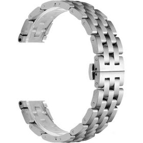 Gpack Huawei Watch GT 3 Elite 46 mm Metal Örgü Görünüm KRD 20 Gümüş Kordon