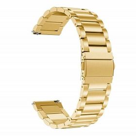 Gpack Huawei Watch GT 3 Elite 46 mm Metal Sıralı Kordon KRD 04 Bronz Kordon