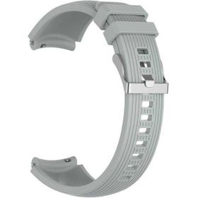 Gpack Huawei Watch GT 3 Elite 46 mm Silikon Kancalı Ayarlanabilir KRD 18 Gri Kordon