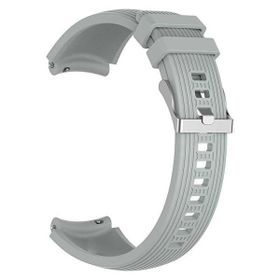 Gpack Huawei Watch GT 3 Elite 46 mm Silikon Kancalı Ayarlanabilir KRD 18 Gri Kordon