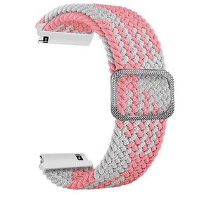Gpack Huawei Watch Gt2 46 mm Kordon Örgülü Kumaş Ayarlanabilir KRD 01 Pembe Kordon