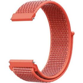 Gpack Huawei Watch GT2 46 mm Kumaş Cırtcırt Velcro Turuncu Kordon
