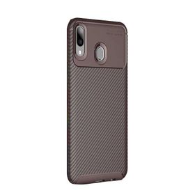 Gpack Huawei Y6 2019 Negro Karbon Dizayn Silikon Kılıf