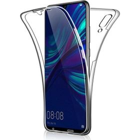 Gpack Huawei Y7 Prime 2019 Ön Arka Şeffaf Koruma Şeffaf Silikon Kılıf
