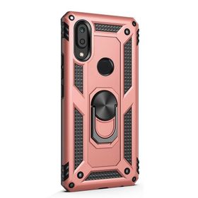 Gpack Huawei Y7 Prime 2019 Vega Standlı Yüzüklü Mıknatıslı Kırmızı Kılıf