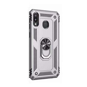 Gpack Huawei Y7 Prime 2019 Vega Standlı Yüzüklü Mıknatıslı Kırmızı Kılıf