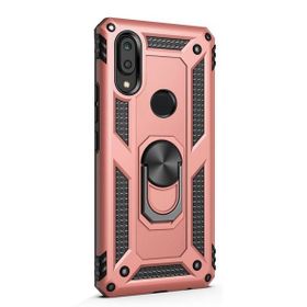 Gpack Huawei Y7 Prime 2019 Vega Standlı Yüzüklü Mıknatıslı Kırmızı Kılıf