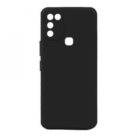Gpack İnfinix Hot 10 Play Mat Lüks Kamera Korumalı Premier Mat Silikon Siyah Kılıf