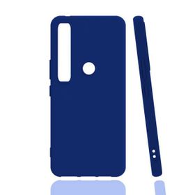 Gpack Infinix Hot 8 Korumalı Premier Mat Silikon Mavi Kılıf