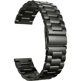 Gpack KRD 04 Siyah Haylou Watch 2 Pro Kordon Metal Sıralı Kordon