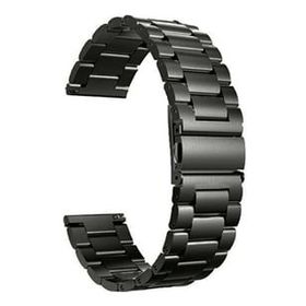 Gpack KRD 04 Siyah Haylou Watch 2 Pro Kordon Metal Sıralı Kordon