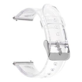 Gpack KRD 13 Renksiz Haylou Watch 2 Pro Metal Tokalı Şeffaf Silikon Kordon