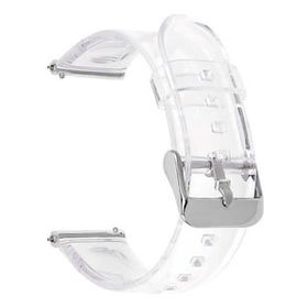 Gpack KRD 13 Renksiz Honor Watch GS 3i Metal Tokalı Şeffaf Silikon Kordon