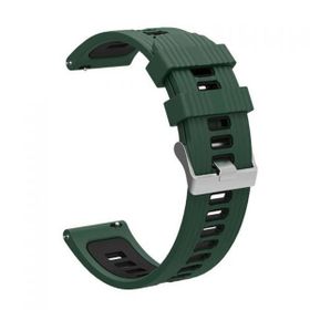 Gpack KRD-55 Amazfit GTR 2 Obsidian Delikli Çift Renk Şık Tasarım Silikon Kordon