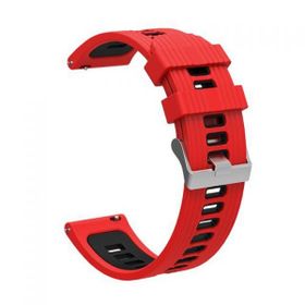 Gpack KRD-55 Amazfit GTR 47 mm Delikli Çift Renk Şık Tasarım Silikon Kordon