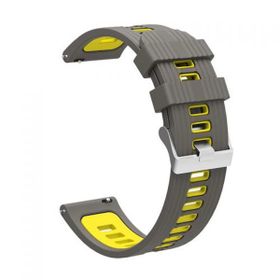 Gpack KRD-55 Amazfit GTR 47 mm Delikli Çift Renk Şık Tasarım Silikon Kordon