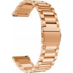 Gpack KRD04 Samsung Galaxy Watch 6 Classic 47 mm Metal Sıralı Bronz Kordon