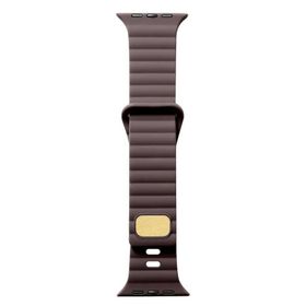 Gpack Krd73 Apple Watch 7 45 mm Silikon Metal Tokalı Ayarlanabilir Kordon