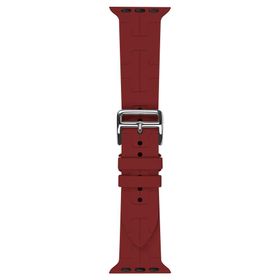 Gpack KRD92 Bordo Apple Watch 7 45 mm Katman Görünüm Spor Silikon Kordon