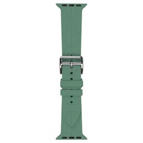 Gpack KRD92 Yeşil Apple Watch Series 3 4 5 44 mm Katman Görünüm Spor Silikon Kordon