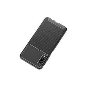Gpack MHR1312358917 Samsung Galaxy A50S Negro Karbon Dizayn Silikon Cep Telefonu Kılıf