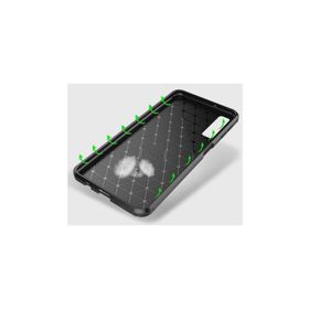 Gpack MHR1312358917 Samsung Galaxy A50S Negro Karbon Dizayn Silikon Cep Telefonu Kılıf