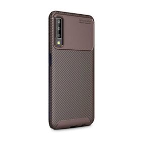 Gpack MHR1312358917 Samsung Galaxy A50S Negro Karbon Dizayn Silikon Cep Telefonu Kılıf