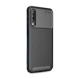 Gpack MHR1312358917 Samsung Galaxy A50S Negro Karbon Dizayn Silikon Cep Telefonu Kılıf