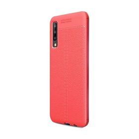Gpack MHR1530485936 Samsung Galaxy A7 2018 Niss Deri Görünümlü Silikon Cep Telefonu Kılıf