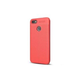 Gpack MHR2063493386 Huawei P9 Lite Mini Niss Deri Görünümlü Arka Koruma Silikon Cep Telefonu Kılıf