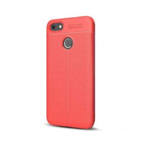 Gpack MHR2063493386 Huawei P9 Lite Mini Niss Deri Görünümlü Arka Koruma Silikon Cep Telefonu Kılıf