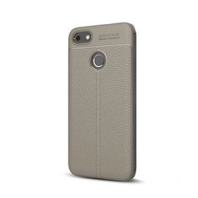 Gpack MHR2063493386 Huawei P9 Lite Mini Niss Deri Görünümlü Arka Koruma Silikon Cep Telefonu Kılıf