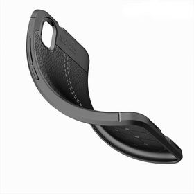 Gpack MHR2078952294 Xiaomi Redmi 7a Niss Deri Görünümlü Silikon Cep Telefonu Kılıf
