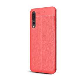 Gpack MHR2228790463 Huawei P20 Pro Niss Deri Görünümlü Arka Kapak Silikon Cep Telefonu Kılıf